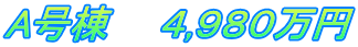 A号棟 4,980万円